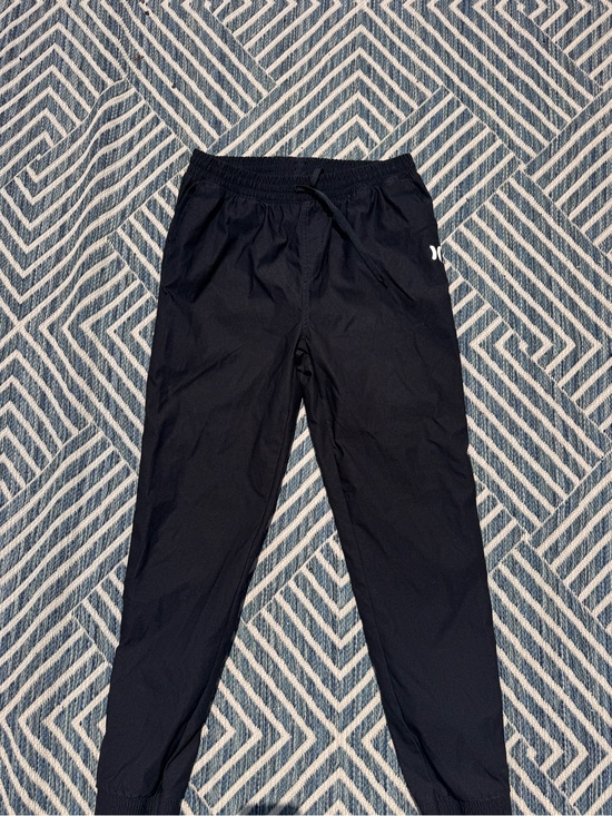 Hurley Other - Hurley Black Casual Track Pants with White Logo